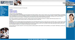 Desktop Screenshot of coloradosprings.pediatrix.com